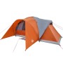 Tienda familiar con cúpula impermeable 6 personas gris naranja de , Tiendas de campaña - Ref: Foro24-4009469, Precio: 186,57 ...