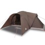 Tienda de campaña familiar iglú 6 personas impermeable marrón by , tents - Ref: Foro24-4009471, Price: 186,57 €, Discount: %