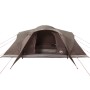 Tienda de campaña familiar iglú 6 personas impermeable marrón by , tents - Ref: Foro24-4009471, Price: 186,57 €, Discount: %