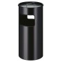 V-Part Papelera con cenicero negro 50 L by , Ashtrays - Ref: Foro24-445362, Price: 97,14 €, Discount: %