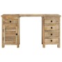 Escritorio con pedestal madera maciza de mango 140x50x77 cm de , Escritorios - Ref: Foro24-338209, Precio: 542,25 €, Descuent...