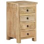 Escritorio con pedestal madera maciza de mango 140x50x77 cm de , Escritorios - Ref: Foro24-338209, Precio: 542,25 €, Descuent...