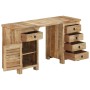 Escritorio con pedestal madera maciza de mango 140x50x77 cm by , Desks - Ref: Foro24-338209, Price: 542,25 €, Discount: %