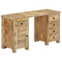 Escritorio con pedestal madera maciza de mango 140x50x77 cm by , Desks - Ref: Foro24-338209, Price: 542,25 €, Discount: %