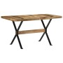 Mesa de comedor madera de mango rugosa 140x70x76 cm de , Mesas de cocina y de comedor - Ref: Foro24-321606, Precio: 254,40 €,...