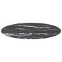 Tablero de mesa diseño mármol vidrio templado negro Ø80x1 cm de , Tableros para mesas - Ref: Foro24-322266, Precio: 73,81 €, ...