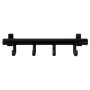 V-Part Perchero con 4 ganchos Techno 4 negro by , Hat and coat racks - Ref: Foro24-445330, Price: 25,54 €, Discount: %