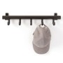 V-Part Perchero con 5 ganchos Techno 5 negro by , Hat and coat racks - Ref: Foro24-445332, Price: 33,52 €, Discount: %