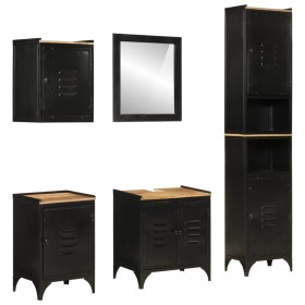 Comprar Conjunto de muebles de baño 5 pzas madera