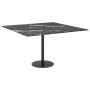 Tablero mesa diseño mármol vidrio templado negro 70x70 cm 6 mm de , Tableros para mesas - Ref: Foro24-322272, Precio: 56,66 €...