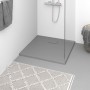 SMC gray shower tray 90x90 cm by vidaXL, Shower trays - Ref: Foro24-148933, Price: 170,82 €, Discount: %