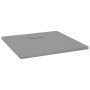 SMC gray shower tray 90x90 cm by vidaXL, Shower trays - Ref: Foro24-148933, Price: 170,82 €, Discount: %