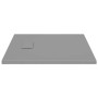 SMC gray shower tray 90x90 cm by vidaXL, Shower trays - Ref: Foro24-148933, Price: 170,82 €, Discount: %