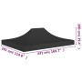 Marquee roof for celebrations black 4.5x3 m 270 g/m² by vidaXL, Covers for tents and gazebos - Ref: Foro24-315373, Price: 41,...