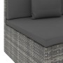 10-piece garden furniture set and gray synthetic rattan cushions by vidaXL, Garden sets - Ref: Foro24-313134, Price: 824,13 €...