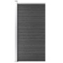 Panel de valla WPC negro 95x186 cm de vidaXL, Paneles de vallas - Ref: Foro24-148979, Precio: 168,88 €, Descuento: %