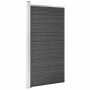 Black WPC fence panel 95x186 cm by vidaXL, fence panels - Ref: Foro24-148979, Price: 169,74 €, Discount: %