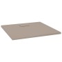 SMC brown shower tray 90x80 cm by vidaXL, Shower trays - Ref: Foro24-148924, Price: 170,09 €, Discount: %