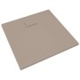 SMC brown shower tray 90x80 cm by vidaXL, Shower trays - Ref: Foro24-148924, Price: 170,09 €, Discount: %