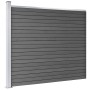 Graue WPC-Zaunplatte 175x146 cm von vidaXL, Zaunpaneele - Ref: Foro24-148983, Preis: 296,18 €, Rabatt: %