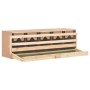 Chicken nesting box with 5 pine wood compartments 117x33x38cm by vidaXL, Egg incubators - Ref: Foro24-170660, Price: 83,10 €,...