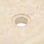 Mueble tocador madera teca maciza con lavabo de mármol crema de vidaXL, Tocadores de baño - Ref: Foro24-3058176, Precio: 364,...