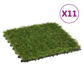 Kunstrasenfliesen 11 Stück grün 30x30 cm von vidaXL, Künstliche Flora - Ref: Foro24-149030, Preis: 57,11 €, Rabatt: %