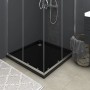 Square black ABS shower tray 80x80 cm by vidaXL, Shower trays - Ref: Foro24-148916, Price: 112,95 €, Discount: %