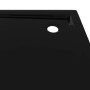 Square black ABS shower tray 80x80 cm by vidaXL, Shower trays - Ref: Foro24-148916, Price: 112,95 €, Discount: %