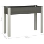 Mesa de cultivo para jardín WPC gris 100x40x75 cm de vidaXL, Maceteros y jardineras - Ref: Foro24-149011, Precio: 86,42 €, De...