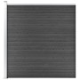 Panel de valla WPC negro 175x186 cm de vidaXL, Paneles de vallas - Ref: Foro24-148973, Precio: 238,08 €, Descuento: %