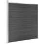 Panel de valla WPC negro 175x186 cm de vidaXL, Paneles de vallas - Ref: Foro24-148973, Precio: 238,08 €, Descuento: %