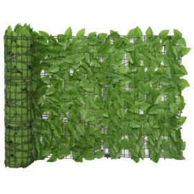 Toldo para balcón con hojas verde 600x75 cm de vidaXL, Sombrillas - Ref: Foro24-315498, Precio: 47,99 €, Descuento: %