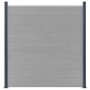 Postes de valla 2 unidades aluminio gris oscuro 185 cm de vidaXL, Postes de cerca - Ref: Foro24-148986, Precio: 167,65 €, Des...