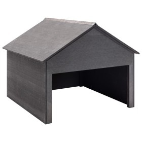 Gray WPC lawnmower shed 80x80x70 cm by vidaXL, Lawn Mower Covers - Ref: Foro24-149036, Price: 304,99 €, Discount: %