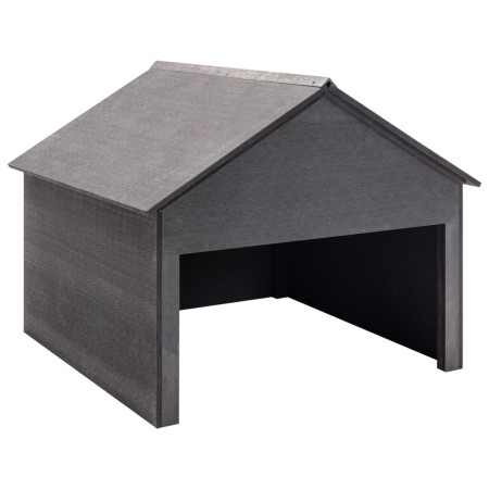 Cobertizo para cortacésped WPC gris 80x80x70 cm de vidaXL, Fundas para cortadoras de césped - Ref: Foro24-149036, Precio: 305...