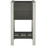 Garden growing table with shelf WPC gray 50x50x90 cm by vidaXL, Pots and planters - Ref: Foro24-149013, Price: 86,03 €, Disco...