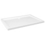 Plato de ducha rectangular ABS blanco 70x100 cm de vidaXL, Platos de ducha - Ref: Foro24-148906, Precio: 111,13 €, Descuento: %