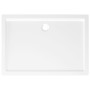 Plato de ducha rectangular ABS blanco 70x100 cm de vidaXL, Platos de ducha - Ref: Foro24-148906, Precio: 111,13 €, Descuento: %