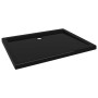 Rectangular black ABS shower tray 80x100 cm by vidaXL, Shower trays - Ref: Foro24-148912, Price: 133,62 €, Discount: %