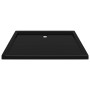 Rectangular black ABS shower tray 80x100 cm by vidaXL, Shower trays - Ref: Foro24-148912, Price: 133,62 €, Discount: %