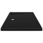 Rectangular black ABS shower tray 80x100 cm by vidaXL, Shower trays - Ref: Foro24-148912, Price: 133,62 €, Discount: %