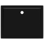 Rectangular black ABS shower tray 80x100 cm by vidaXL, Shower trays - Ref: Foro24-148912, Price: 133,62 €, Discount: %