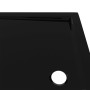 Rectangular black ABS shower tray 80x100 cm by vidaXL, Shower trays - Ref: Foro24-148912, Price: 133,62 €, Discount: %