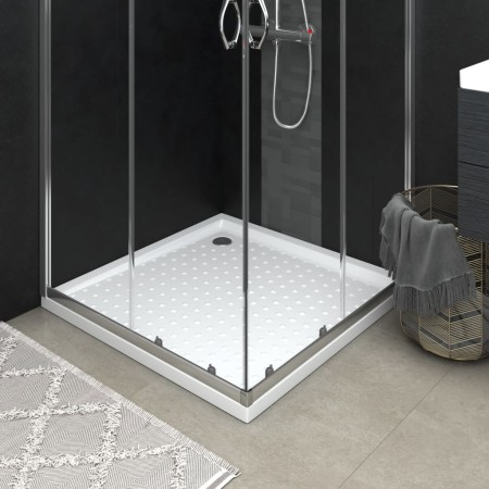 Shower tray with white ABS dots 90x90x4 cm by vidaXL, Shower trays - Ref: Foro24-148898, Price: 127,09 €, Discount: %