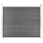 Panel de valla WPC gris 180x146 cm de vidaXL, Paneles de vallas - Ref: Foro24-148982, Precio: 311,15 €, Descuento: %