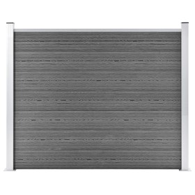 Graues WPC-Zaunelement 180x146 cm von vidaXL, Zaunpaneele - Ref: Foro24-148982, Preis: 310,89 €, Rabatt: %