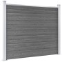 Panel de valla WPC gris 180x146 cm de vidaXL, Paneles de vallas - Ref: Foro24-148982, Precio: 311,15 €, Descuento: %