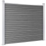 Panel de valla WPC gris 180x146 cm de vidaXL, Paneles de vallas - Ref: Foro24-148982, Precio: 311,15 €, Descuento: %