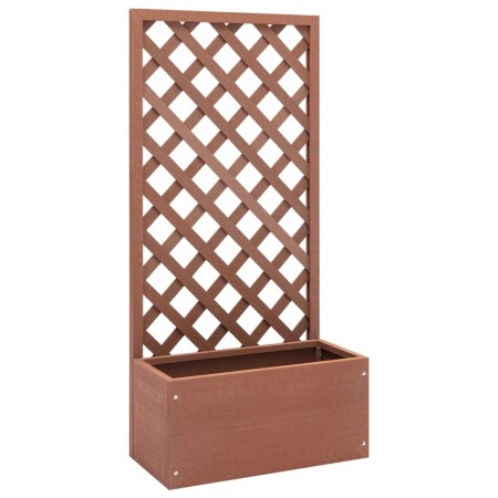 Jardinera con enrejado WPC 65x30x135 cm de vidaXL, Maceteros y jardineras - Ref: Foro24-149021, Precio: 131,99 €, Descuento: %